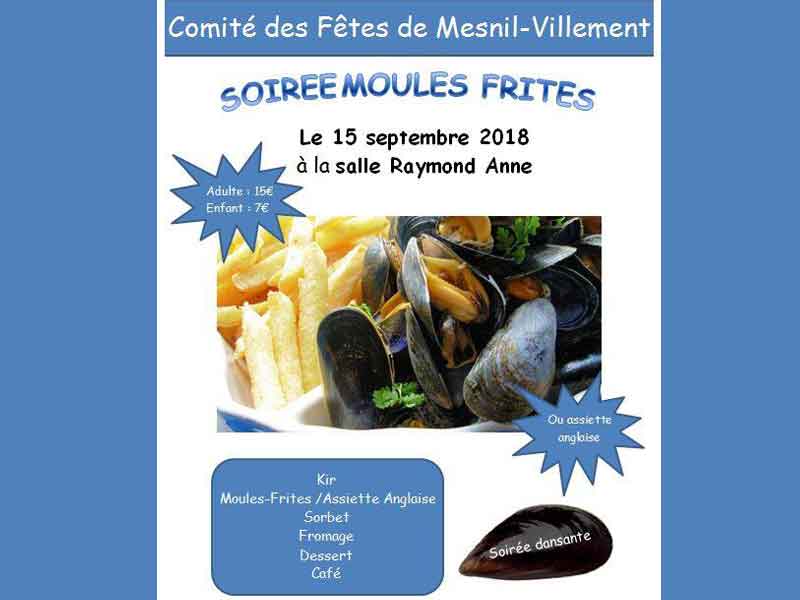 Soirée Moules frites Pays de Falaise