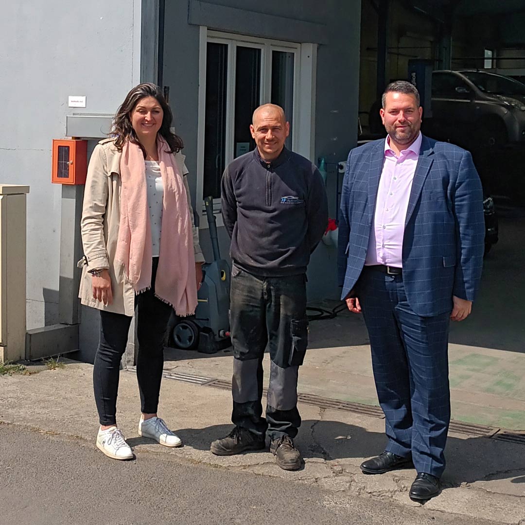 Visite de l'entreprise "JF Automobile" à Falaise Pays de Falaise